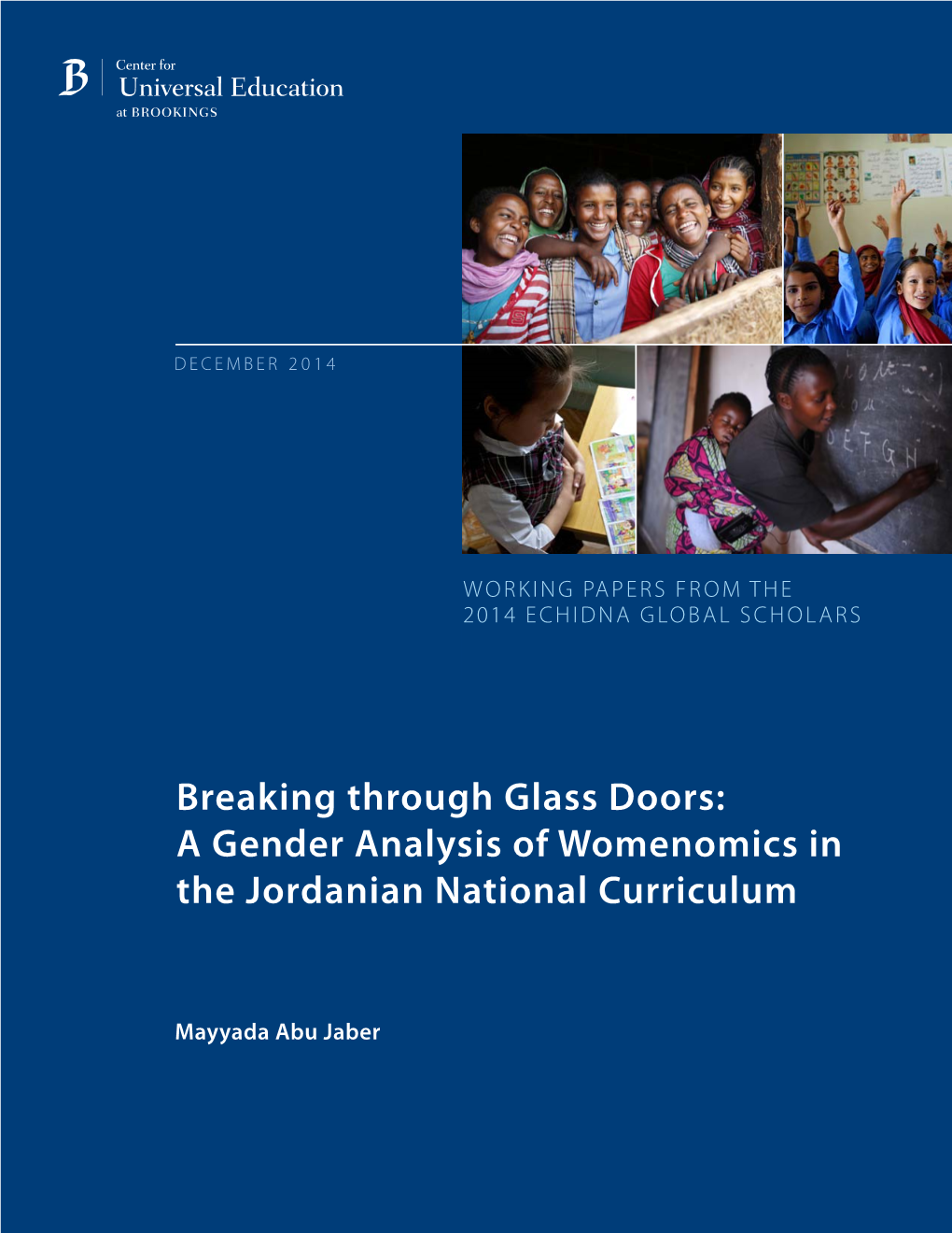 A Gender Analysis of Womenomics in the Jordanian National Curriculum