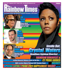 Crystal Waters Baystate Health’S Chief Diversity Headlines Rainbow Riverfest P10 He’S Done It All
