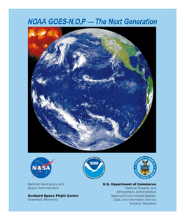 NOAA GOES-N,O,P — the Next Generation