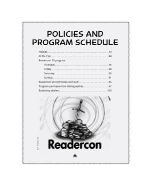 Readercon 28 Program Guide
