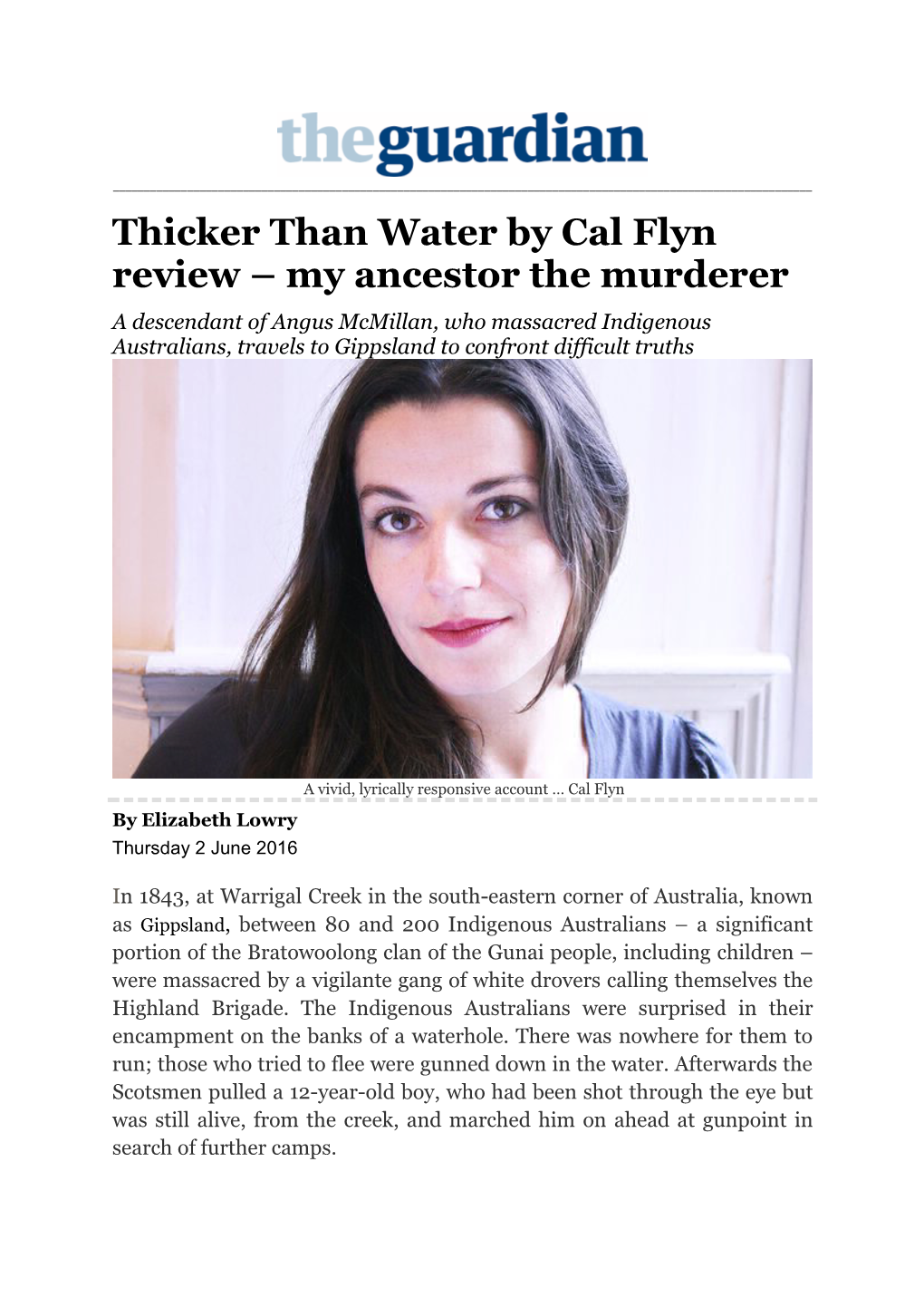 Thicker Than Water by Cal Flyn Review – My Ancestor the Murderer