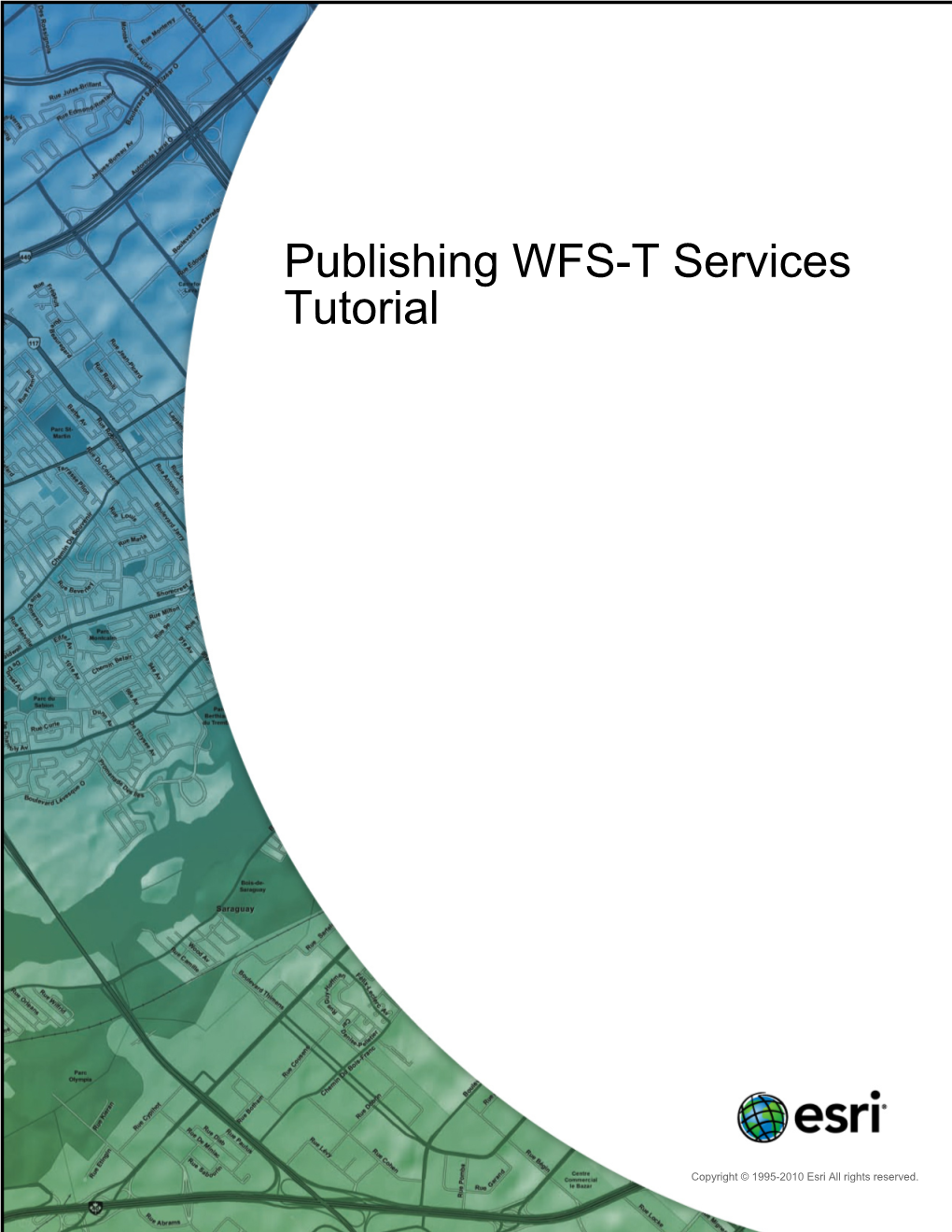 Publishing WFS-T Services Tutorial