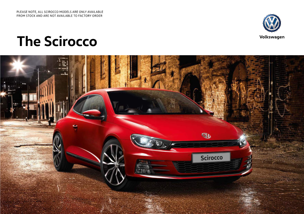 The Scirocco THINK FAST