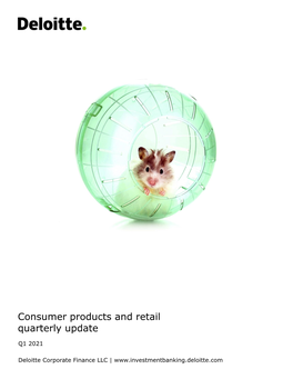 Consumer Products and Retail Quarterly Update