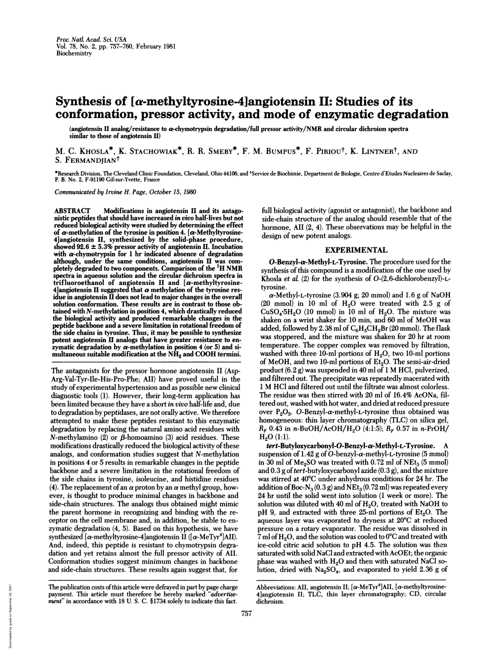 Angiotensin II