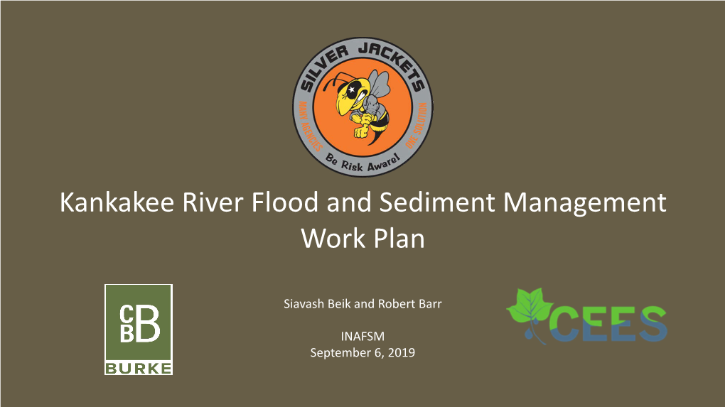 Kankakee River Flood and Sediment Management Work Plan