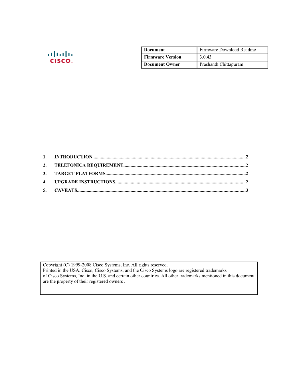 Cisco Systems, Inc