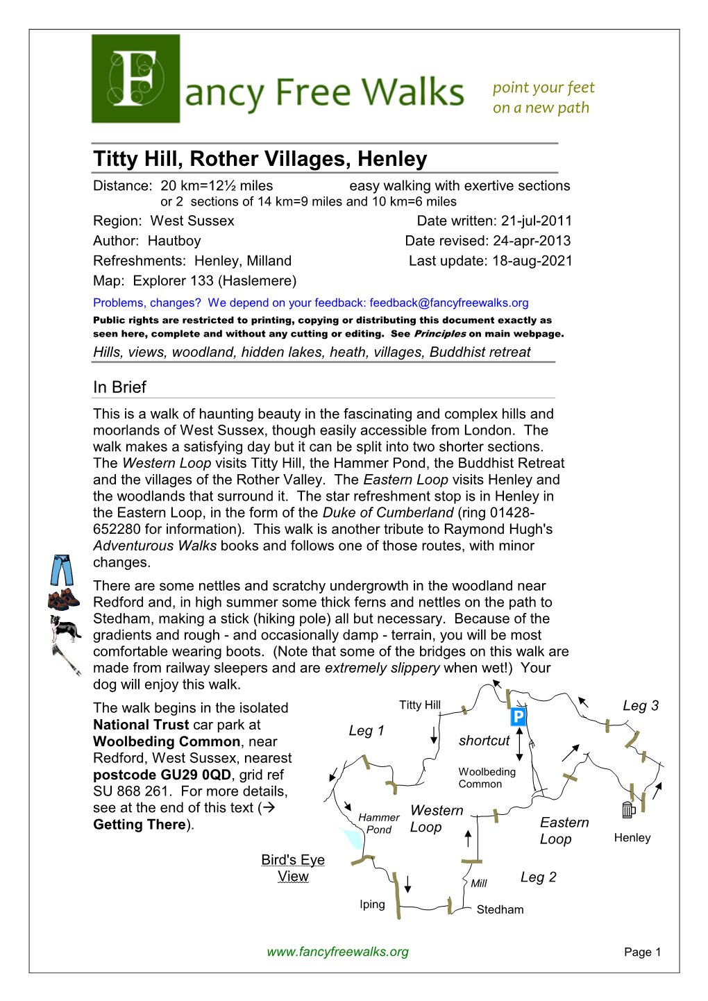 Titty Hill, Rother Villages, Henley