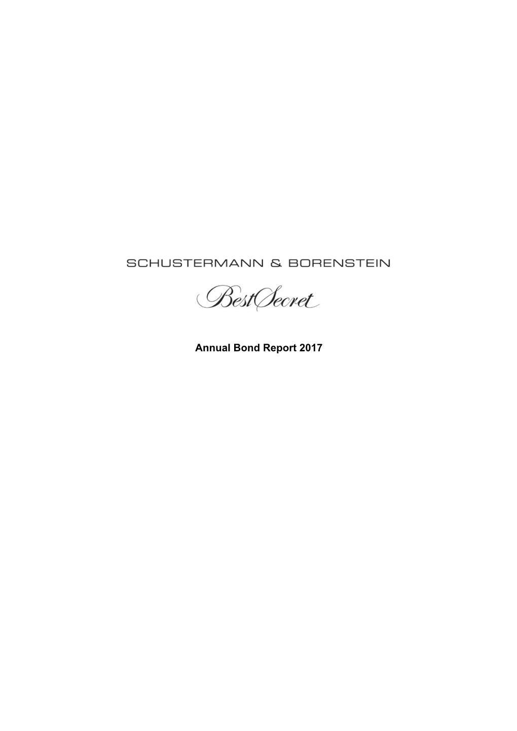 Annual Bond Report 2017