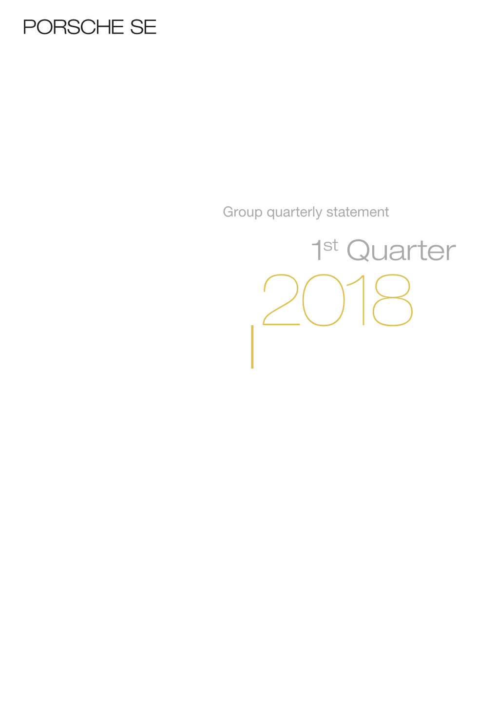 1St Quarter 2018