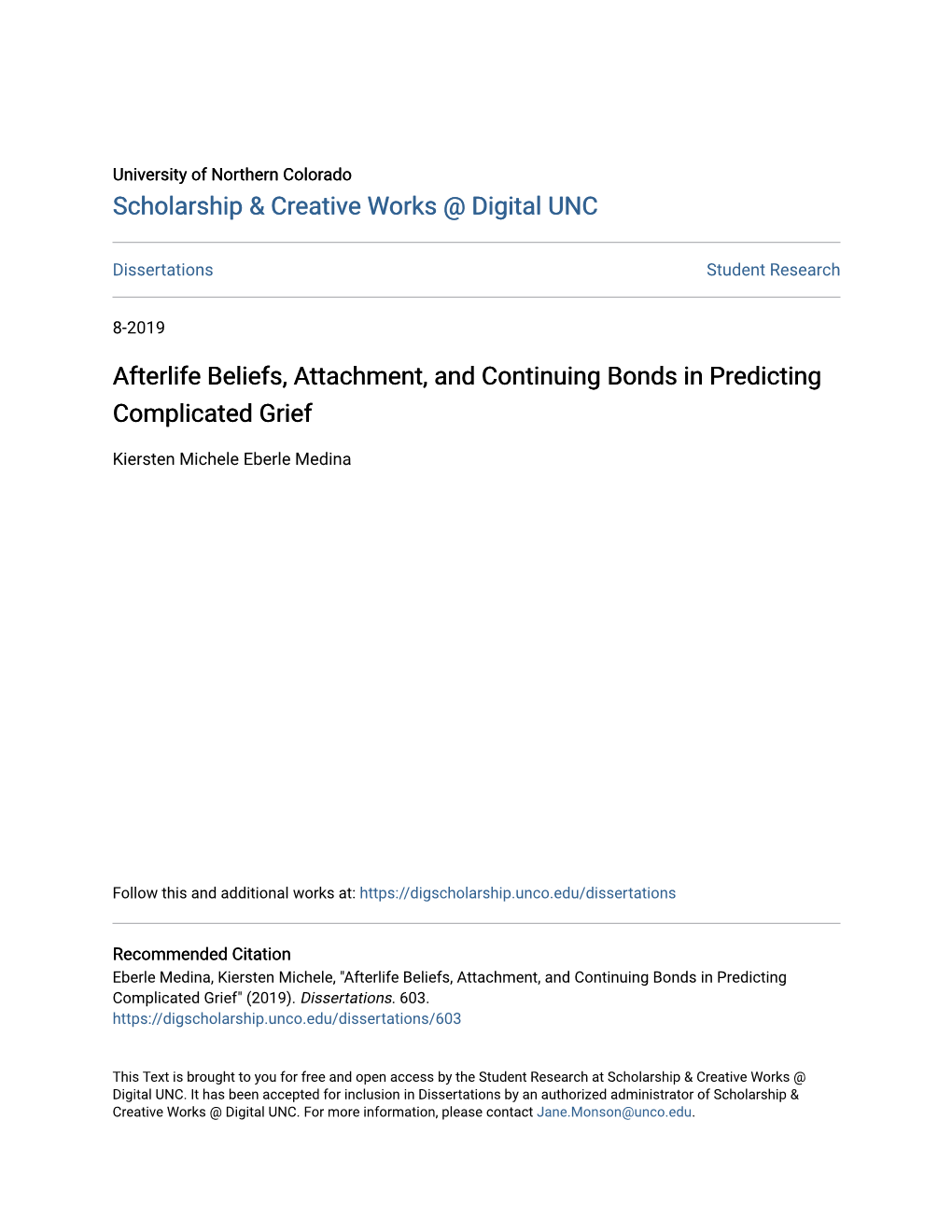 Afterlife Beliefs, Attachment, and Continuing Bonds in Predicting Complicated Grief