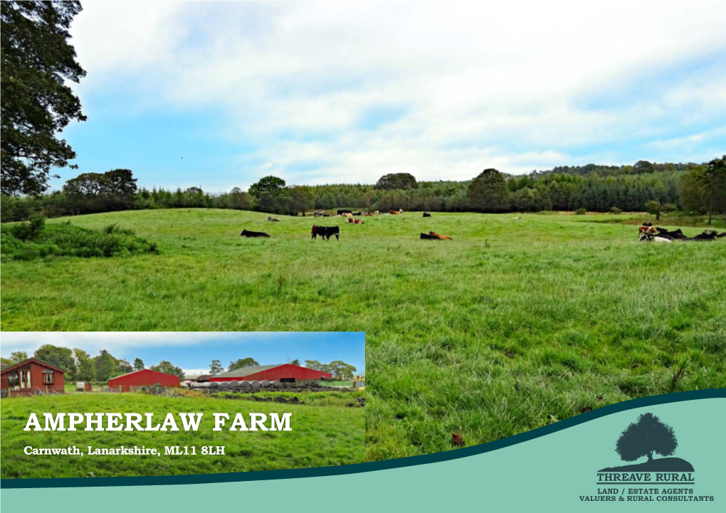 AMPHERLAW FARM Carnwath, Lanarkshire, ML11 8LH Location Plan