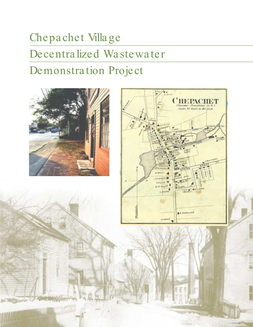 The Chepachet Village Decentralized Wastewater Demonstration Project