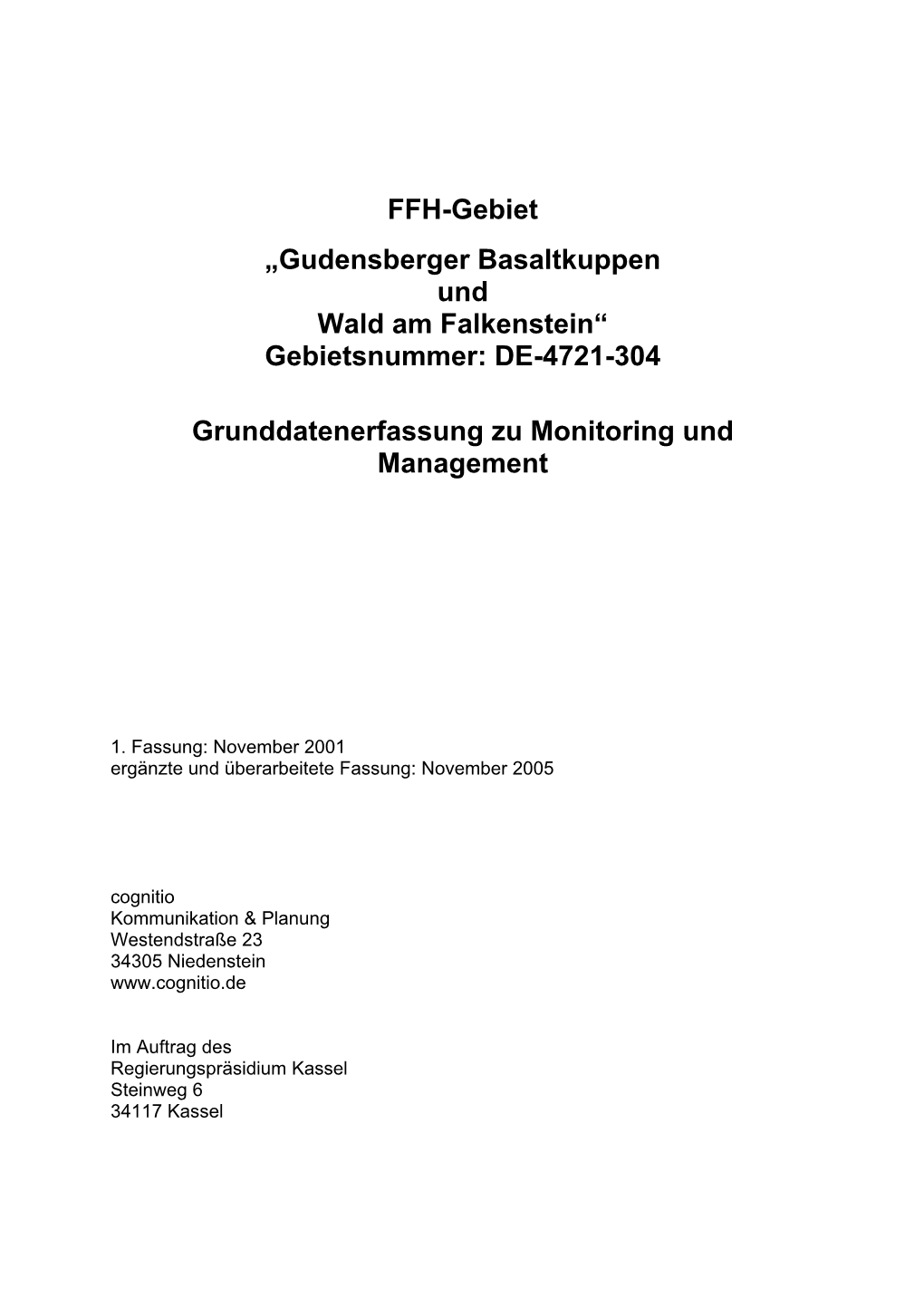 FFH-Gebiet „Gudensberger Basaltkuppen Und Wald Am Falkenstein“ (Nr