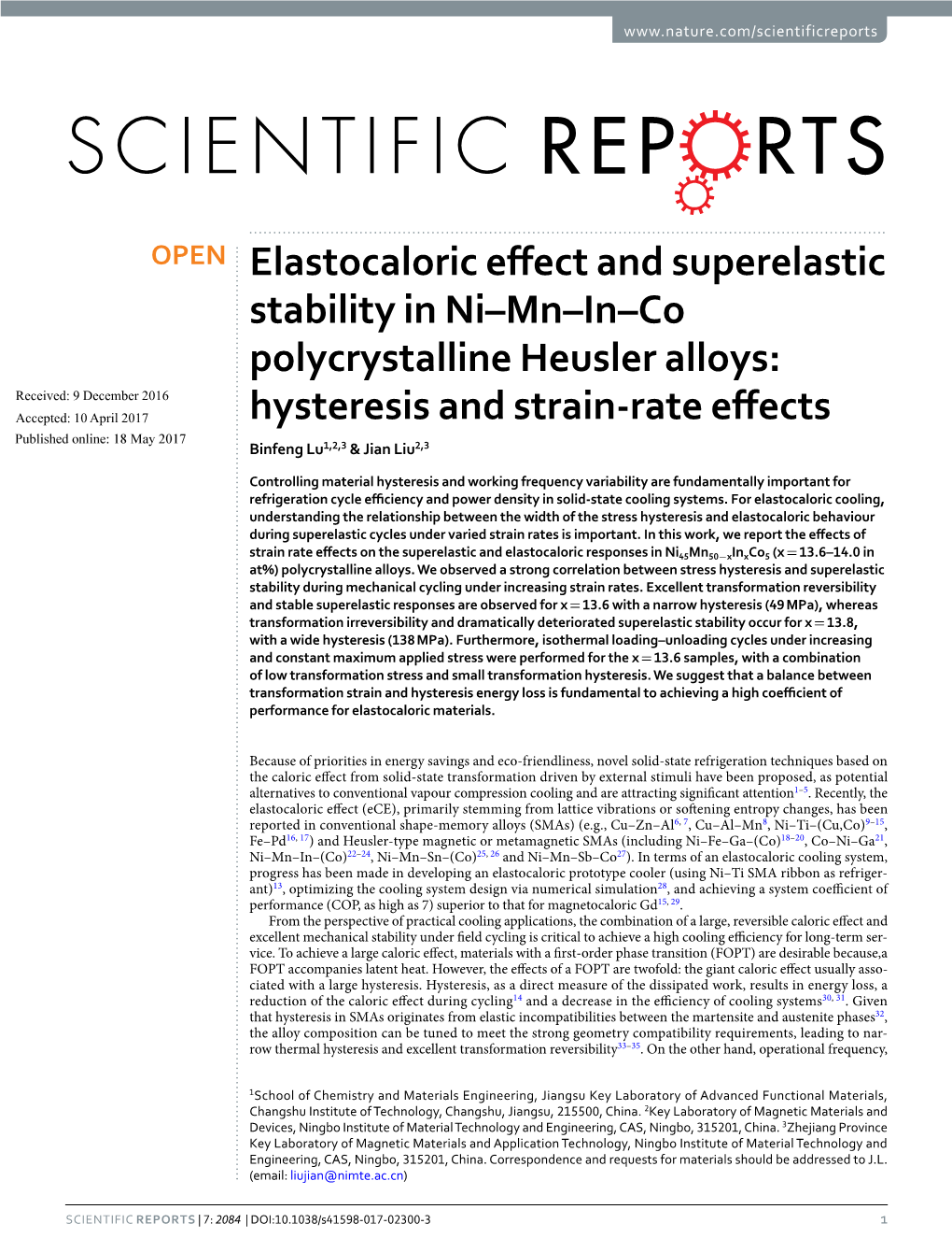 Elastocaloric Effect and Superelastic Stability in Ni–Mn–In–Co