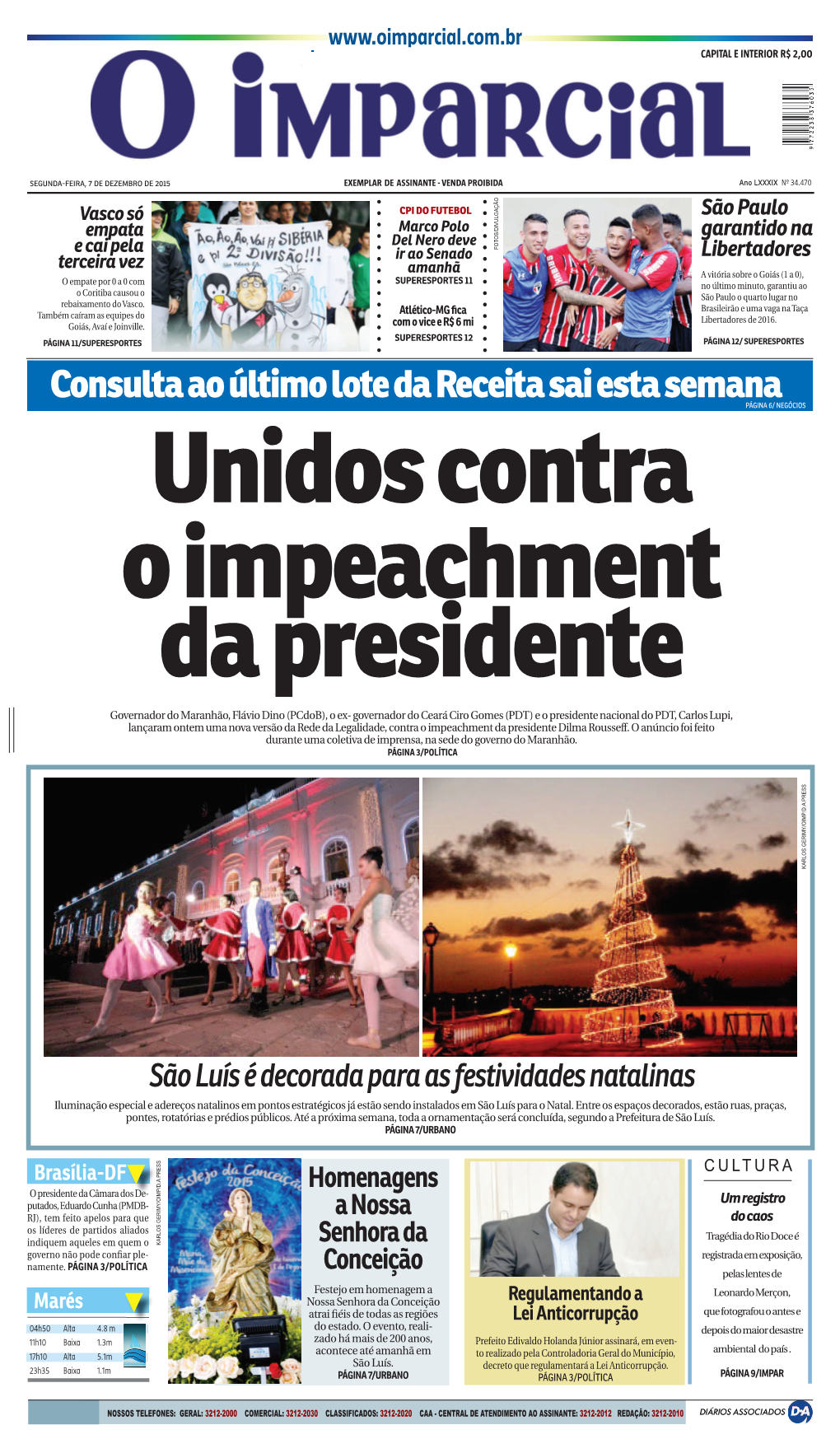 Consulta Ao Último Lote Da Receita Sai Esta Semana PÁGINA 6/ NEGÓCIOS Unidos Contra O Impeachment Da Presidente