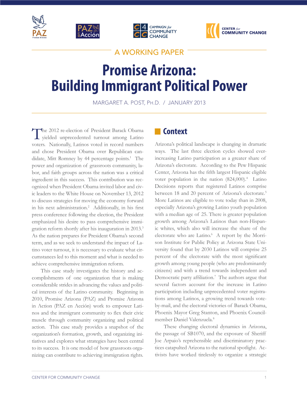 Promise Arizona: Building Immigrant Political Power