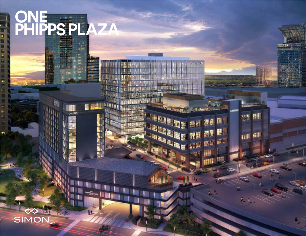 One Phipps Plaza, a 13-Story, Class a Office Tower in the Heart of Buckhead at Peachtree and Lenox