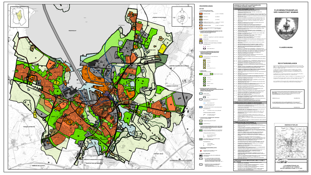 Flächennutzungsplan Der Hansestadt Wismar