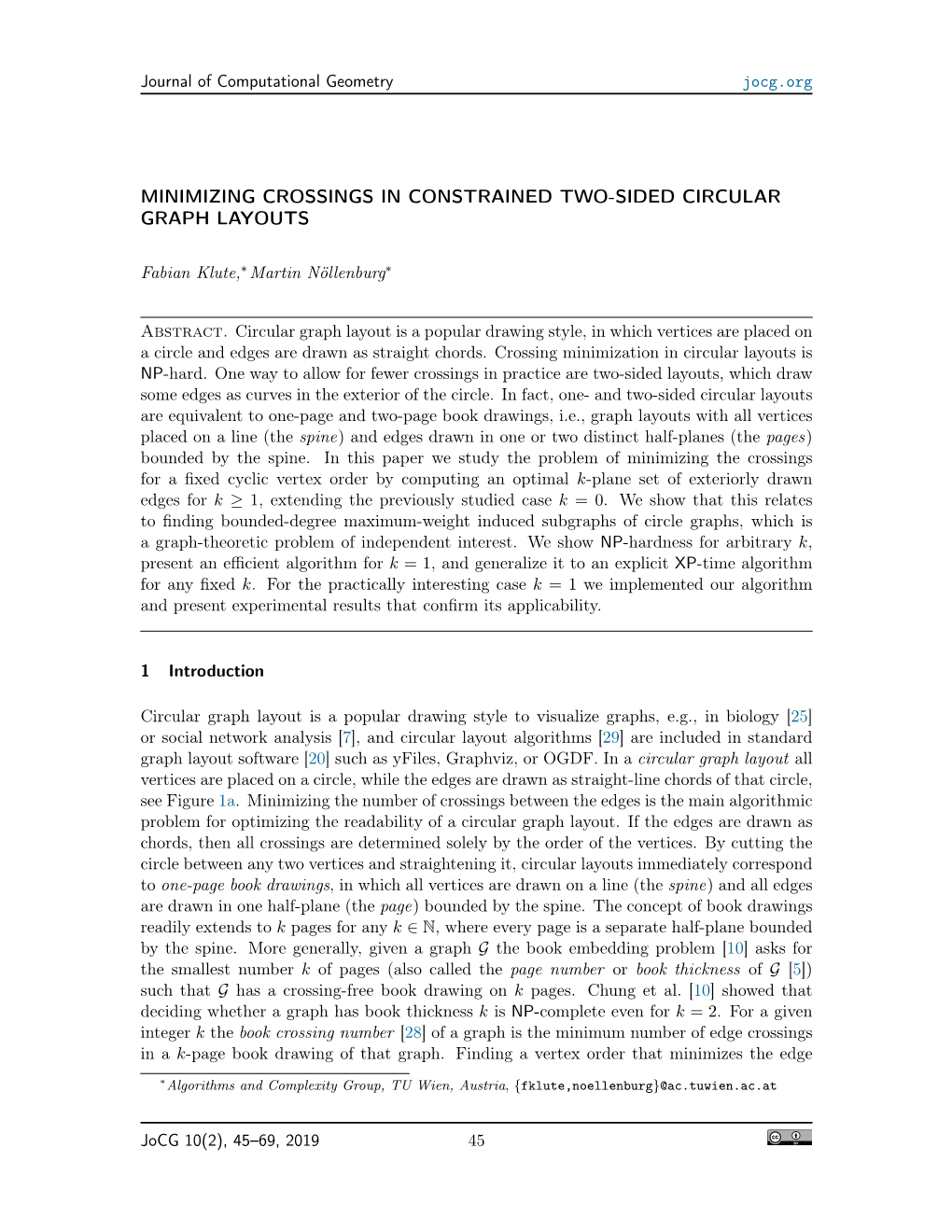 Minimizing Crossings in Constrained Two-Sided Circular Graph Layouts