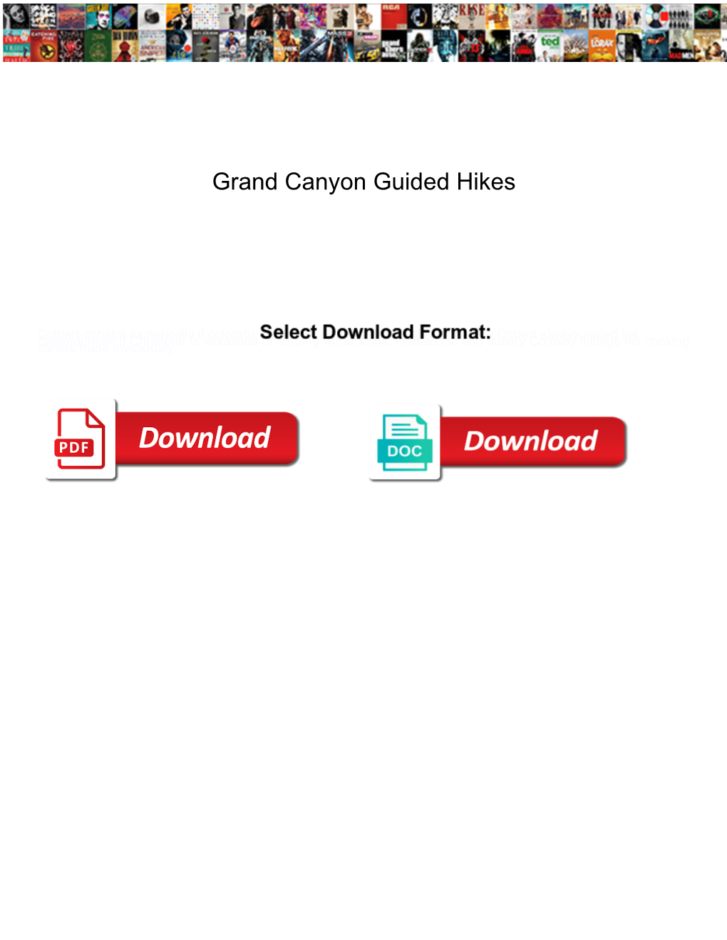 Grand Canyon Guided Hikes