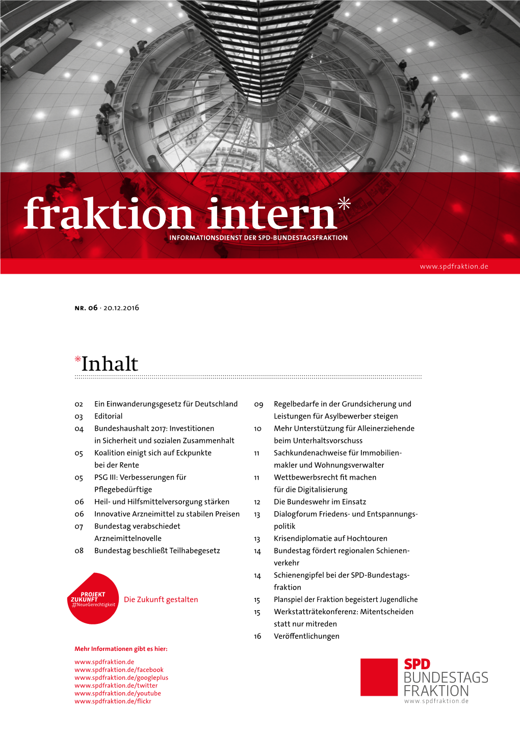 Fraktion Intern Nr. 6/2016