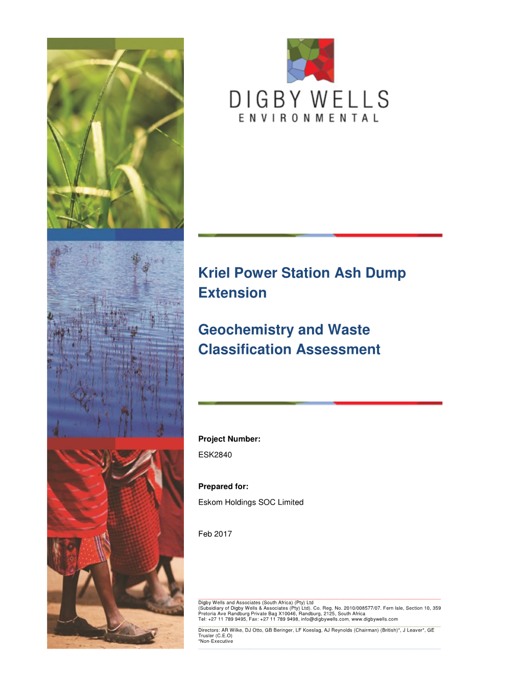 Kriel Power Station Ash Dump Extension Geochemistry and Waste