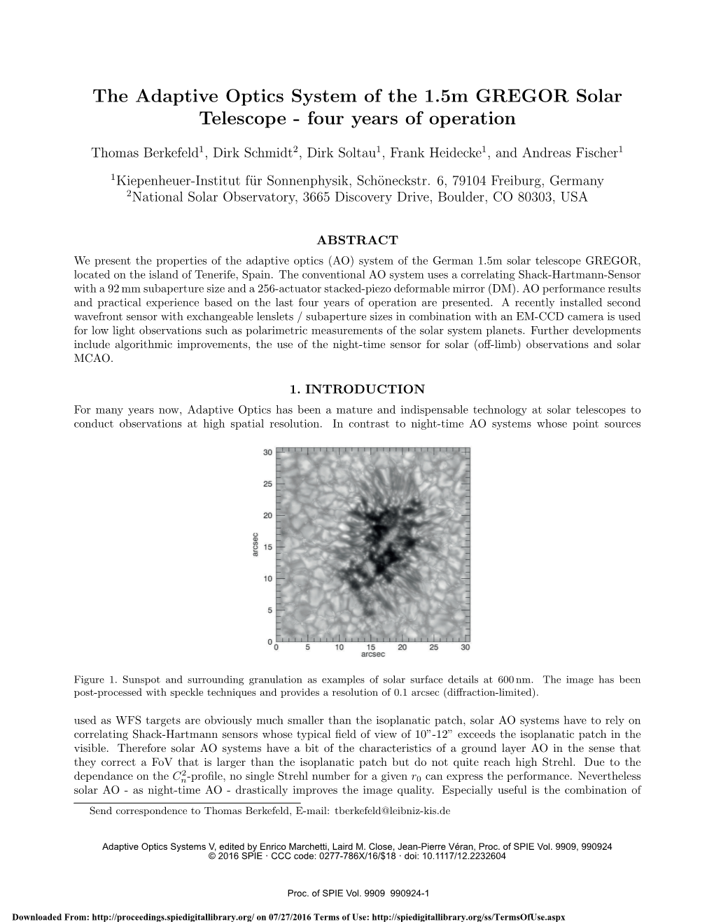 The Adaptive Optics System of the 1.5M GREGOR Solar Telescope - Four Years of Operation