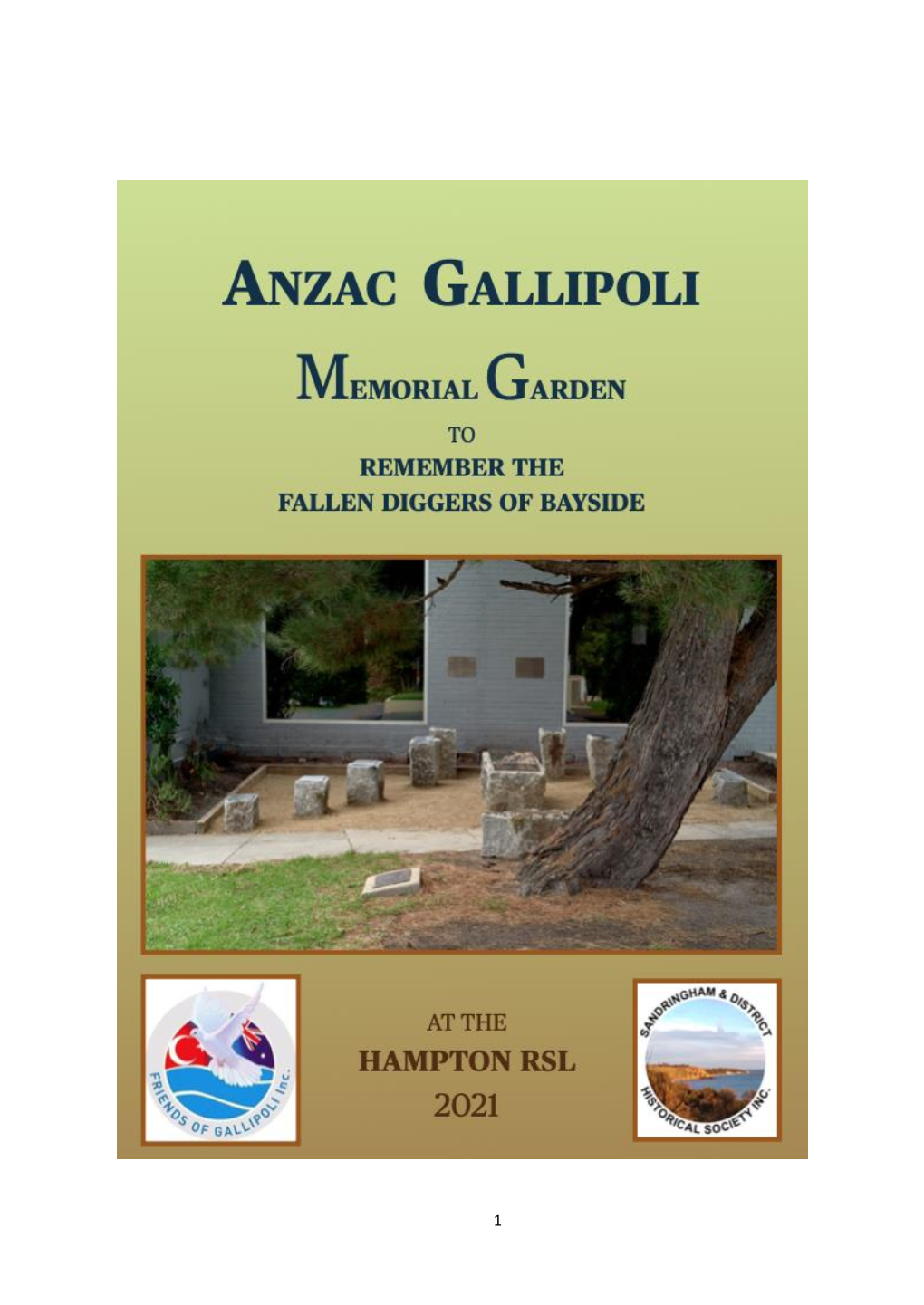 ADDENDUM the ANZAC Gallipoli Commemorative