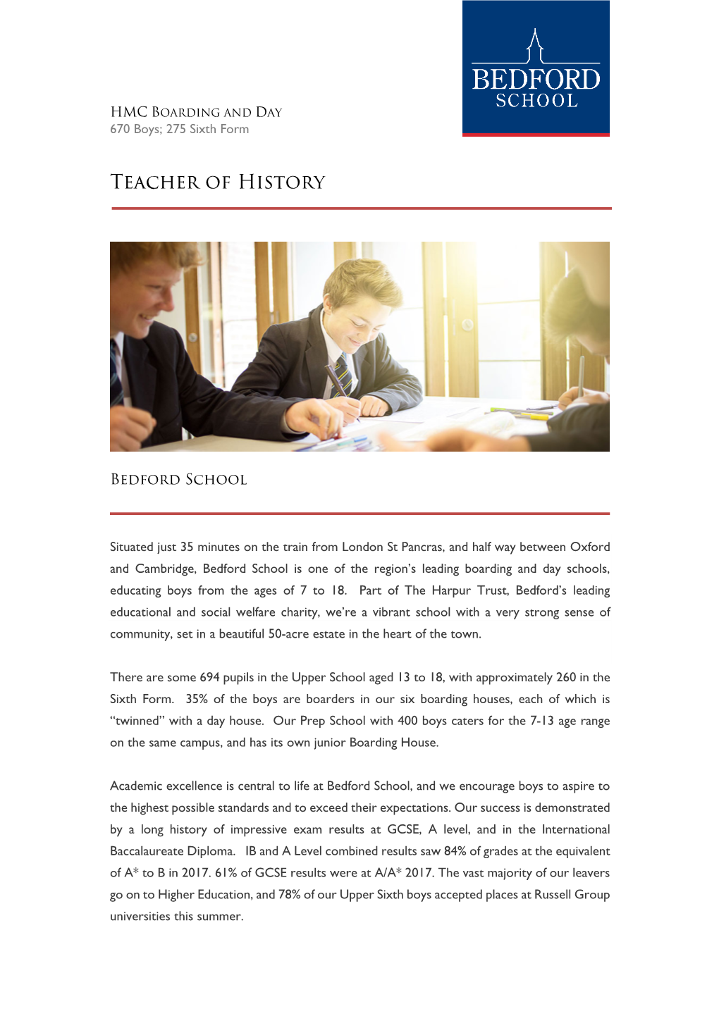 Teacher of History