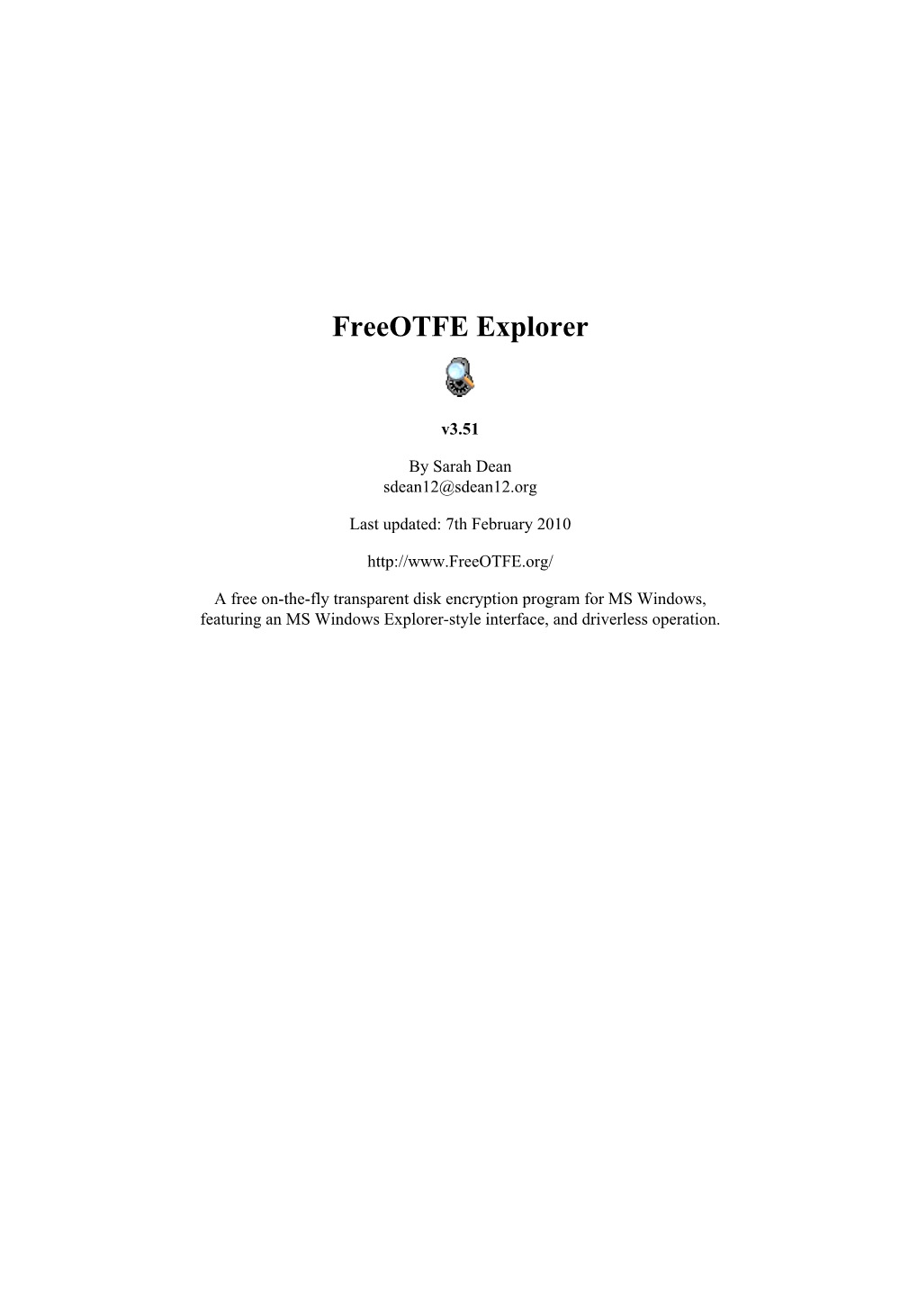 Freeotfe Explorer