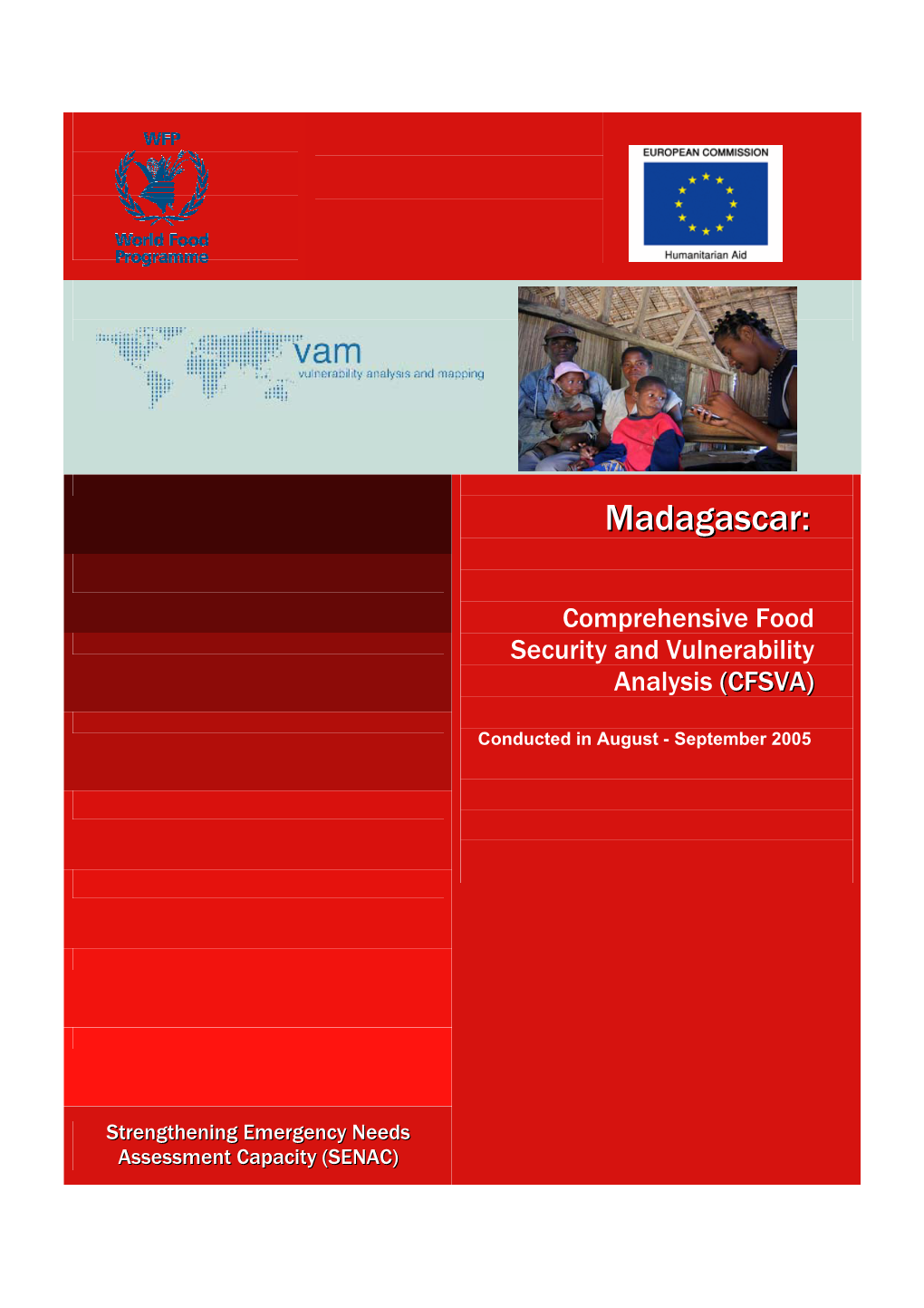 Madagascar: Comprehensive Food Security and Vulnerability Analysis (CFSVA)
