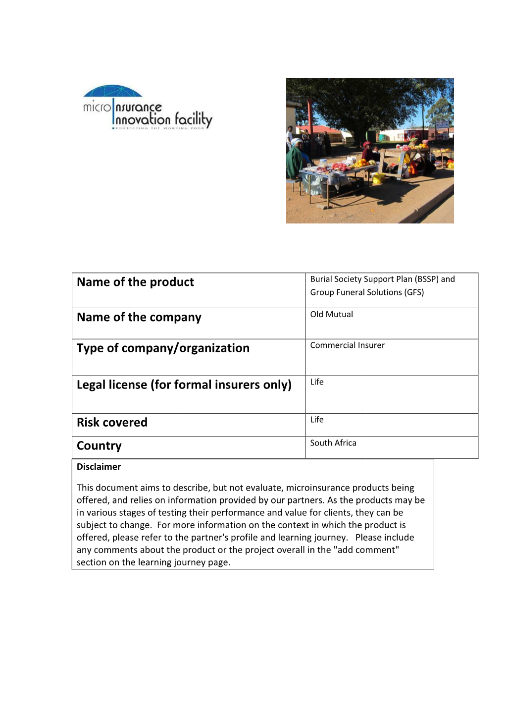 Product Description BSSP And