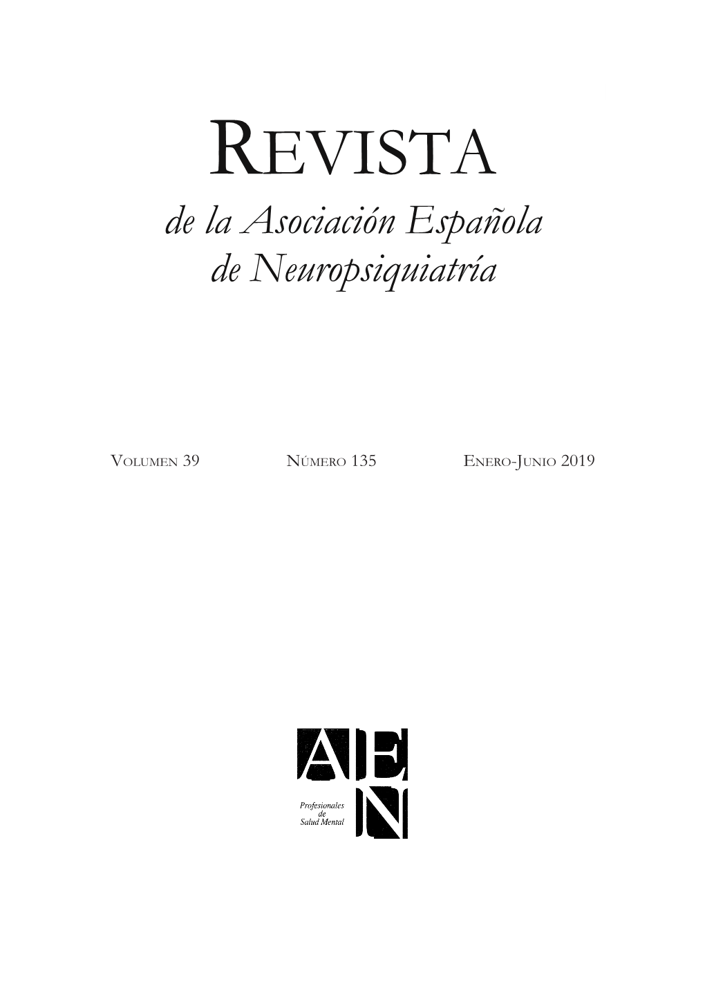 Revista De La Asociación Española De Neuropsiquiatría