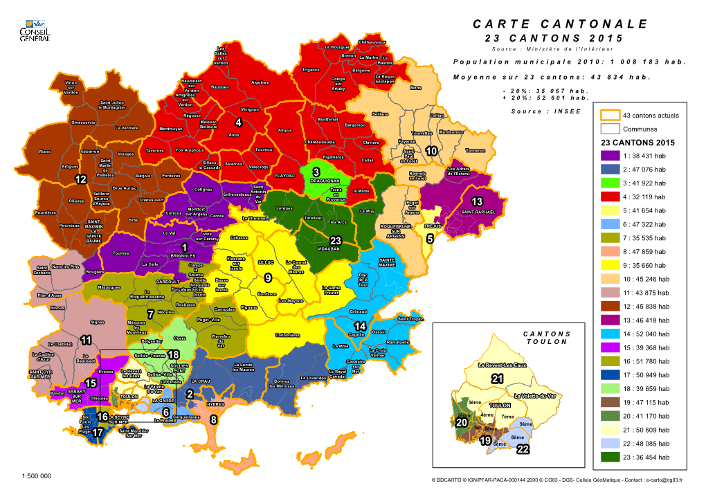 Carte Cantonale