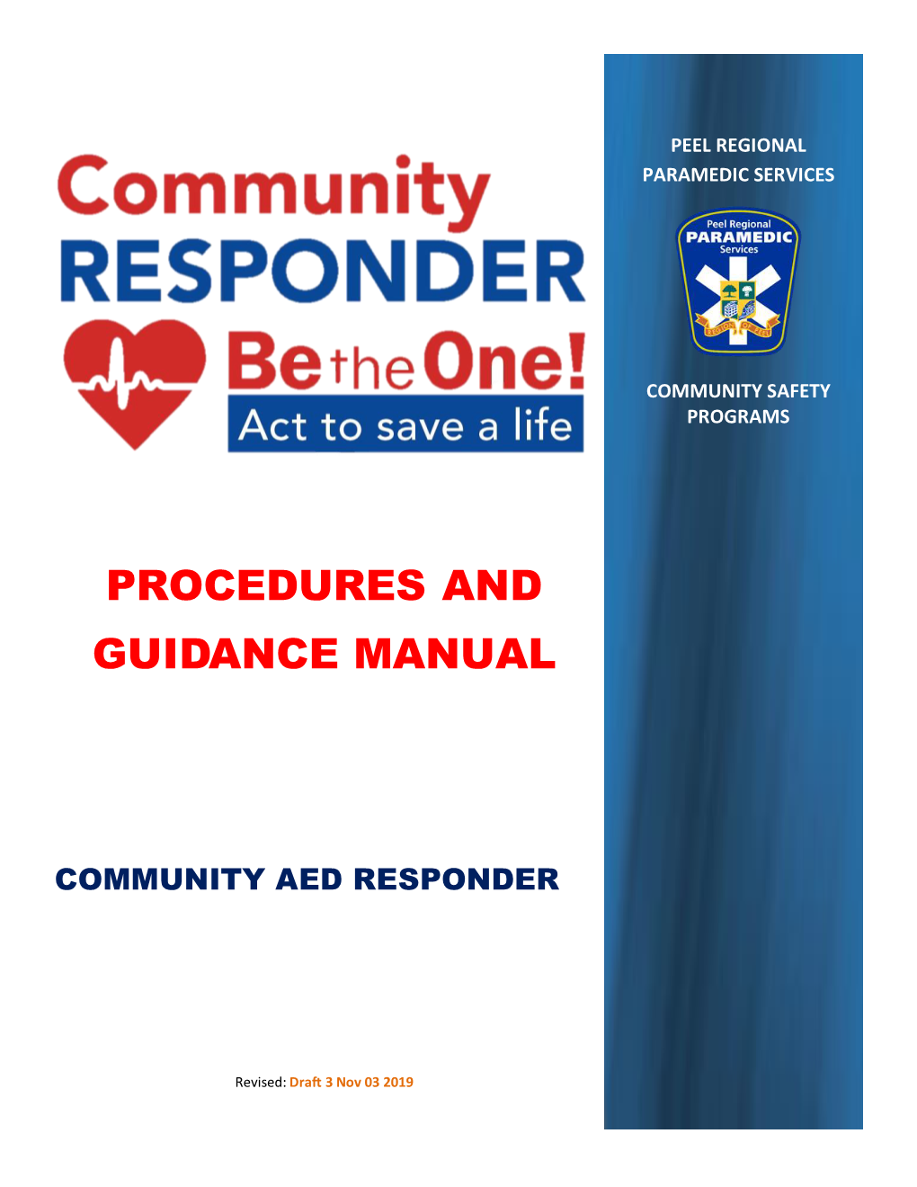 Community Responder Program Manual