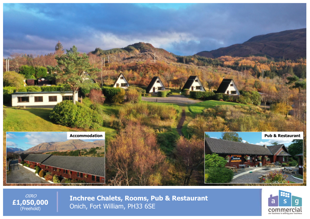 Inchree Chalets, Rooms, Pub & Restaurant