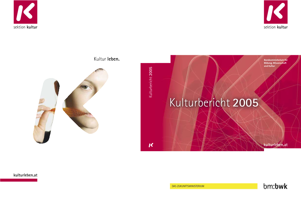 Kulturbericht 2005 Kulturbericht