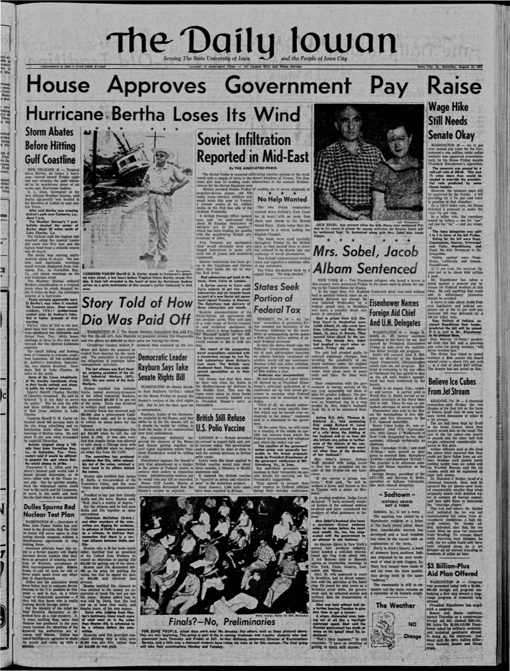 Daily Iowan (Iowa City, Iowa), 1957-08-10