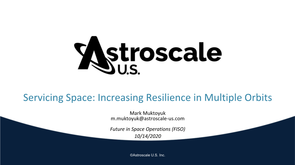 A Stable and Sustainable Future in Space