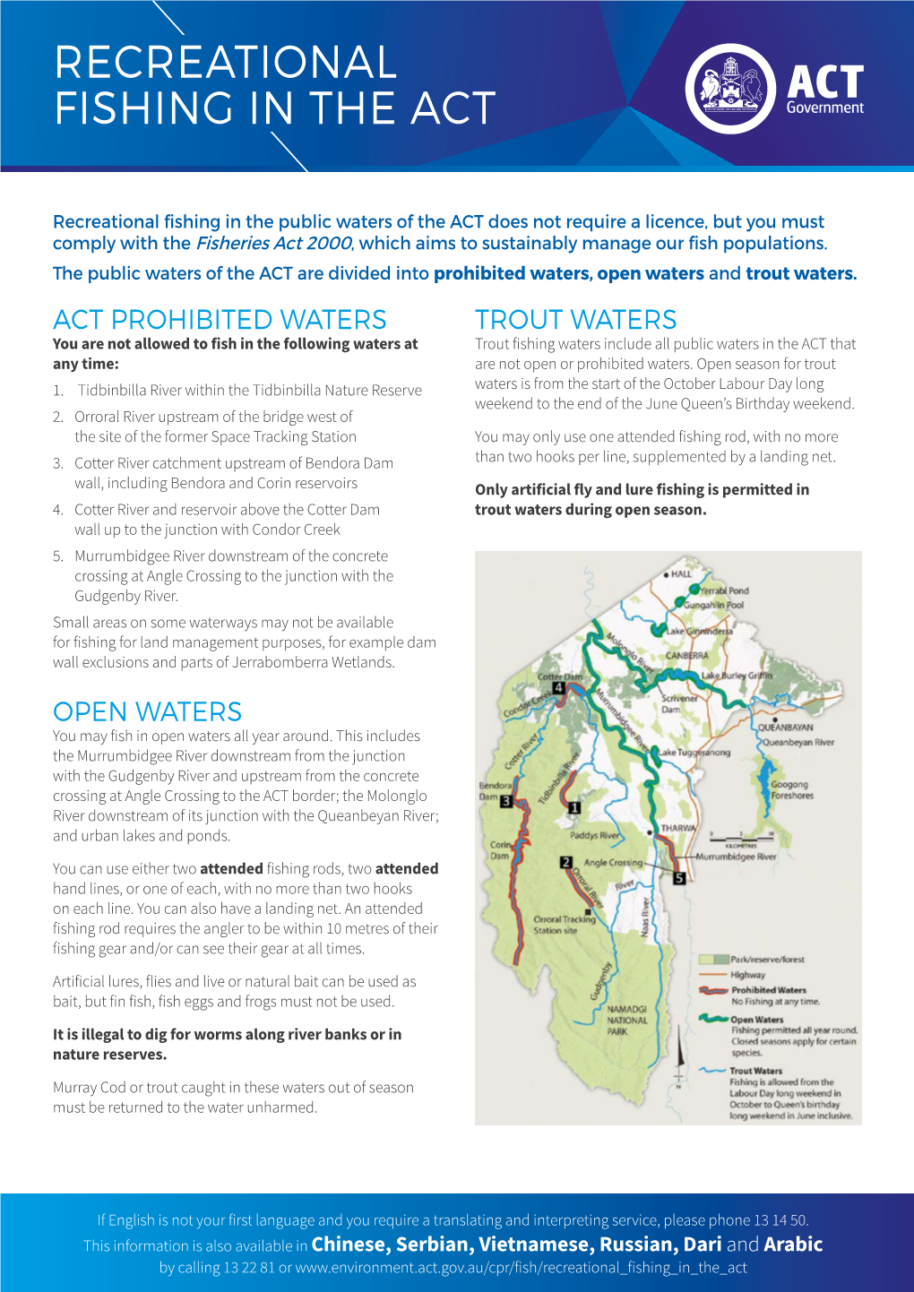 Recreational Fishing in the Act