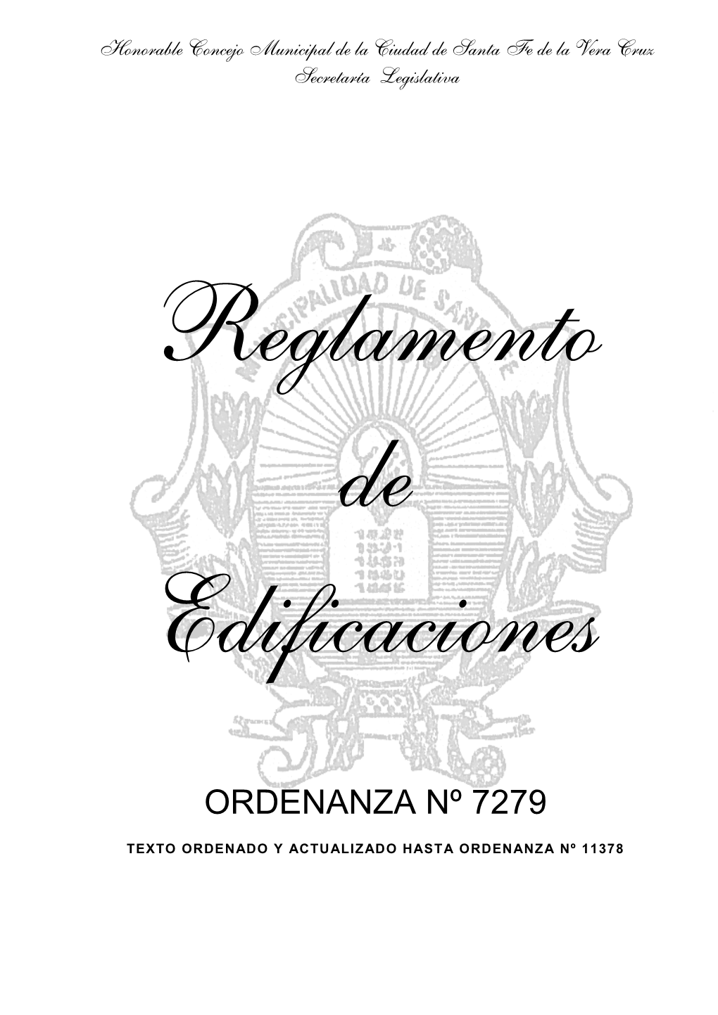 Ordenanza Nº 7279