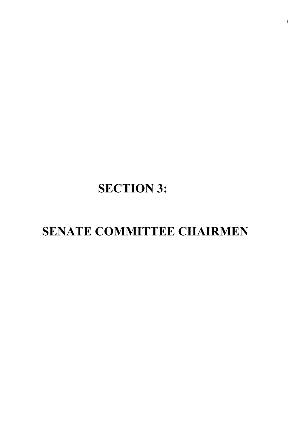 US Senate Sect.3