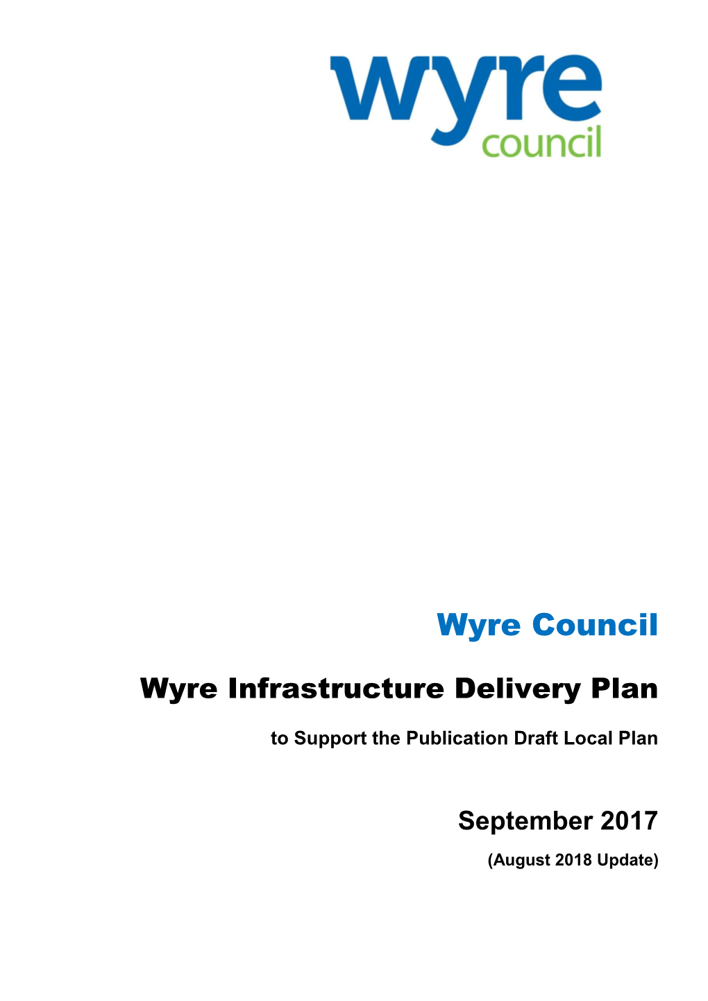 Infrastructure Delivery Plan 2017-18