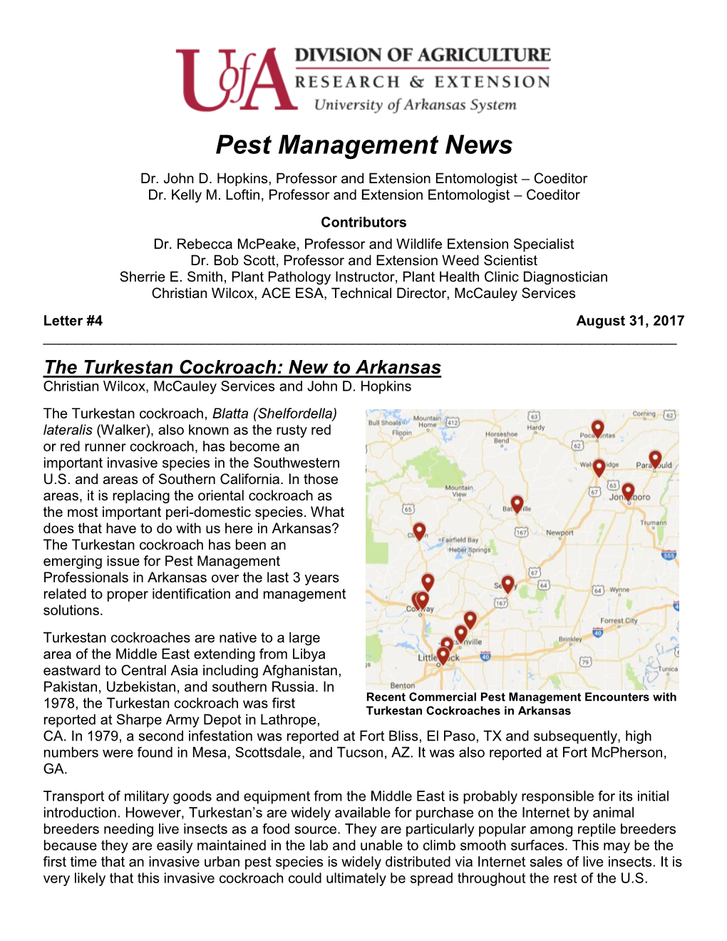 Pest Management News