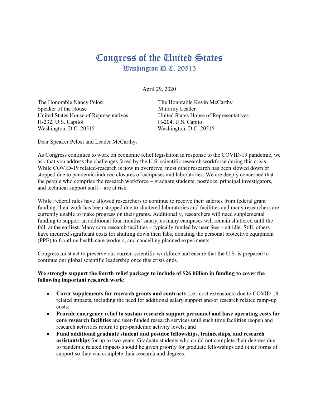 House Letter