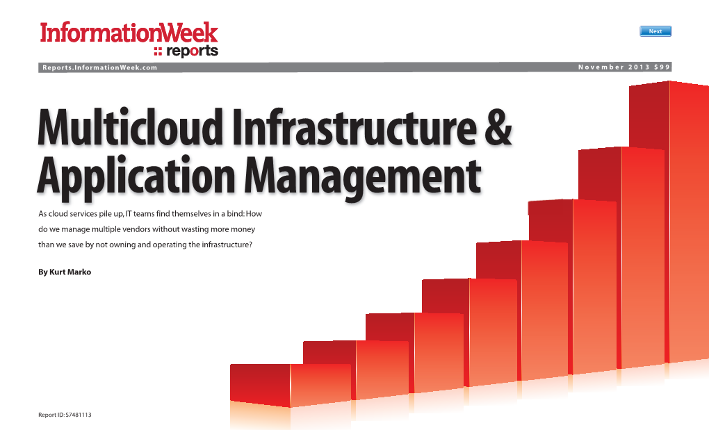 Multicloud Infrastructure & Application Management