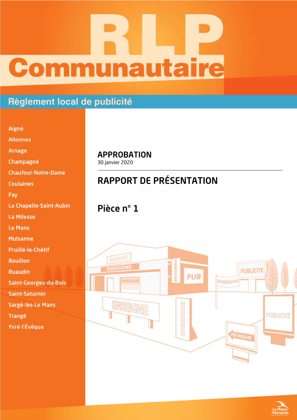 RAPPORT DE PRÉSENTATION Pièce N° 1