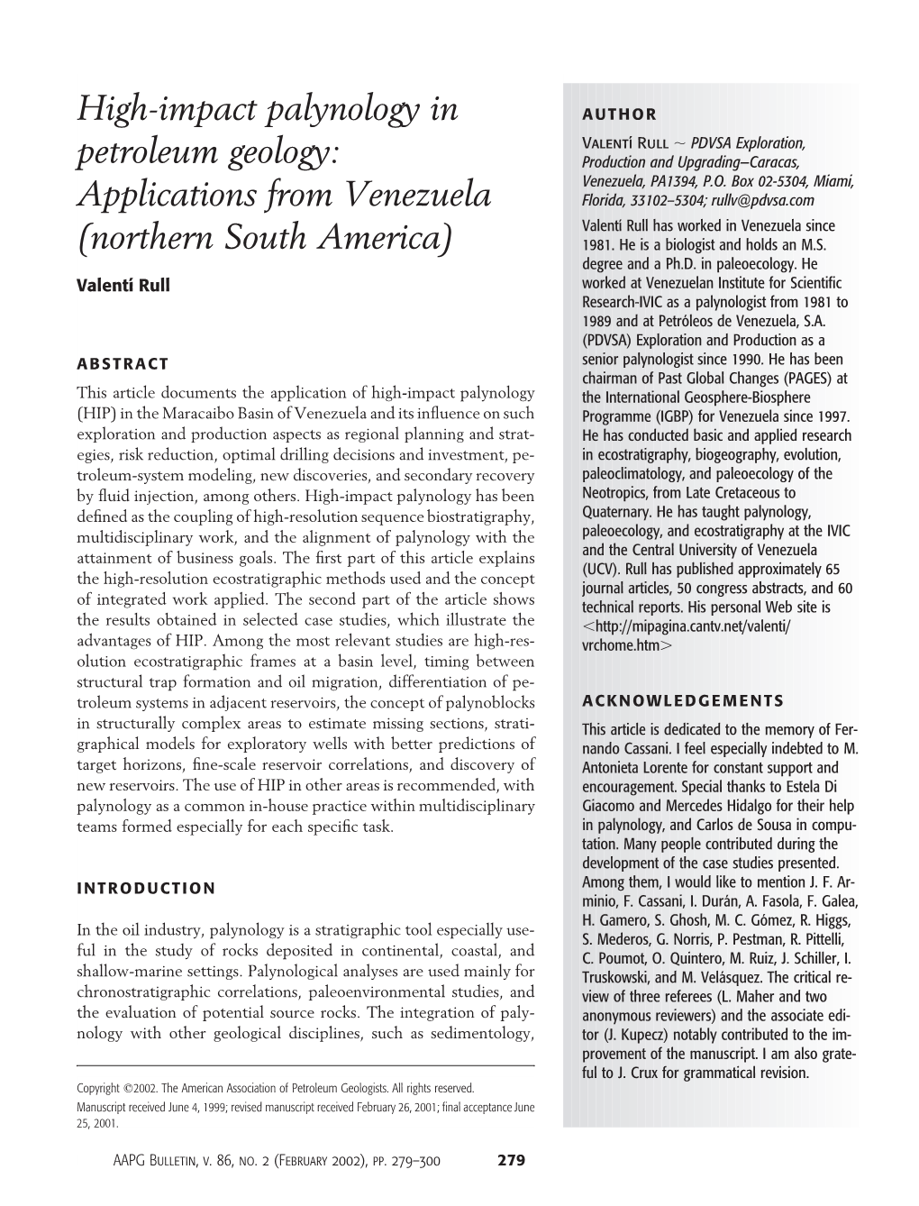 High-Impact Palynology in Petroleum Geology