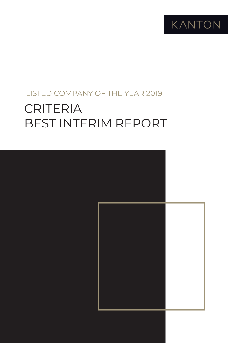 Criteria Best Interim Report